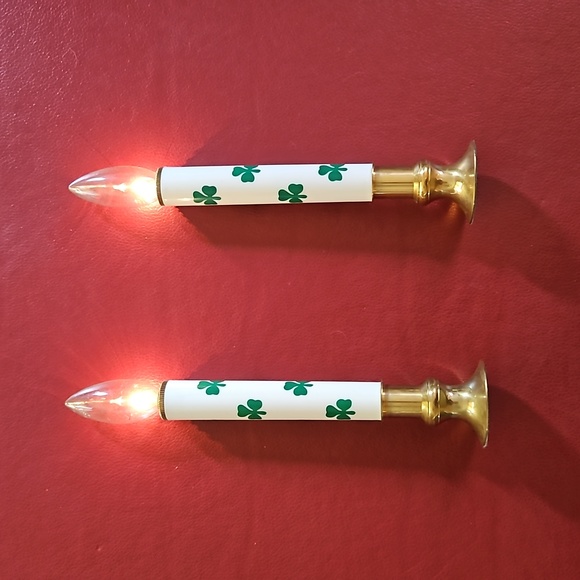 Irish Battery Operated Candlesticks - Picture 1 of 4